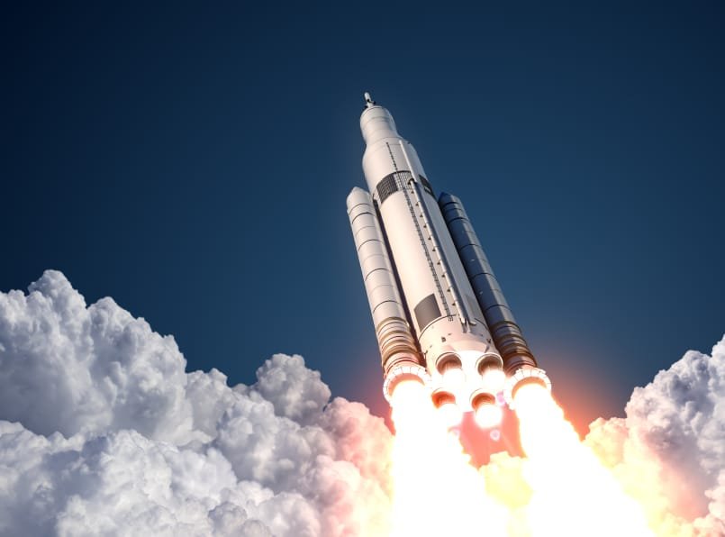 Space Launch System Takes Off