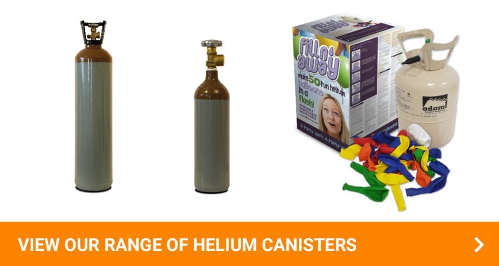 View our range of Helium canisters
