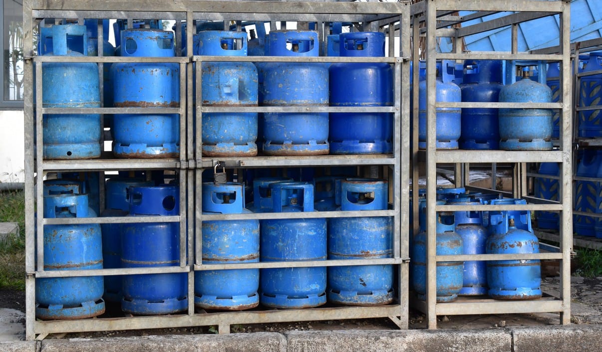 Gas canisters safe storage 