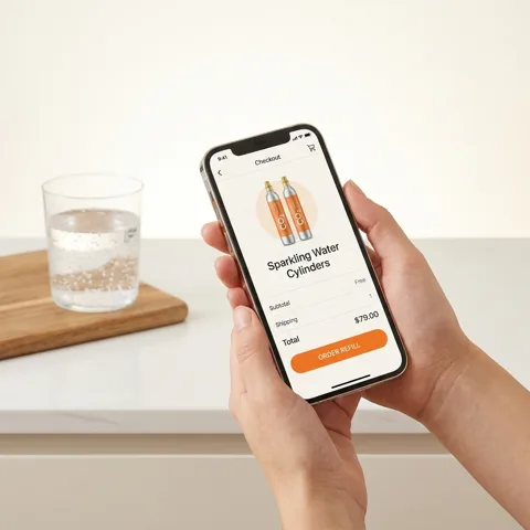 Order your CO2 cylinder refill online